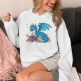 In A World Full Of Bookworms Be A Book Dragon Unisex Hoodie In A World Full Of Bookworms Be A Book Dragon Unisex Hoodie