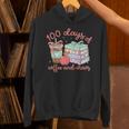 100 Days Of Coffee And Chaos Coquette Bow Book Apple Unisex Hoodie 100 Days Of Coffee And Chaos Coquette Bow Book Apple Unisex Hoodie