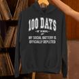 100 Days Of School Sarcastic Teacher Introvert Kid 100th Day Unisex Hoodie