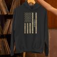 1964 Year Nostalgia Desert Camo Distressed American Flag Unisex Hoodie