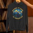 8-Bit Gamer Birder Blue Jay Arcade Nostalgia Nature Unisex Hoodie