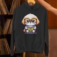 Adorable Book Lover Shih Tzu With Reading Glasses Cute Unisex Hoodie