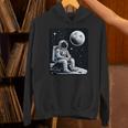 Aesthetic Spaceman Astronaut On The Moon Space Introvert Unisex Hoodie