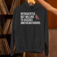 American Robin Bird Watching Lover Introvert Quote Unisex Hoodie