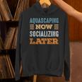 Aquascaping Now Minimal Socializing Introvert Vintage Unisex Hoodie