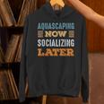 Aquascaping Now Minimal Socializing Introvert Vintage Unisex Hoodie