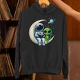 Astronaut Reading Book To Alien Shirt Moon Space Lover Kids Unisex Hoodie Astronaut Reading Book To Alien Shirt Moon Space Lover Kids Unisex Hoodie