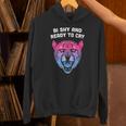 Bi Shy And Ready To Cry Bisexual Introvert Bi Pride Unisex Hoodie Bi Shy And Ready To Cry Bisexual Introvert Bi Pride Unisex Hoodie