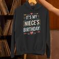 Boho Nostalgia It's My Niece's Birthday Women Kids Unisex Hoodie