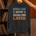 Bonsai Care Now Minimal Socializing Introvert Vintage Unisex Hoodie