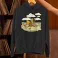 Book Frog Toad Vintage Book Frog Book Frog Reading Book Unisex Hoodie