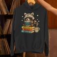 Book Lover Racoon Reading Bookish Library Read Books Be Kind Unisex Hoodie