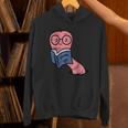 Book Worm Pun Read Reading Librarian America Men Women Kids Unisex Hoodie