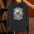 More Books Less People Introvert Skeleton Reading Unisex Hoodie