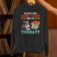 BOOKS AND MAINE COONS ARE MY THERAPY Main Coon Unisex Hoodie