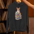 Bookworm Corgi Reading Books Drinking Coffee Dog Lover Unisex Hoodie Bookworm Corgi Reading Books Drinking Coffee Dog Lover Unisex Hoodie