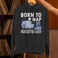 Born To Nap Forced To Exist Lazy Skeleton Couch Introverts Unisex Hoodie