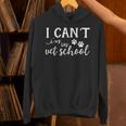 I Can't In Vet School Student Veterinarian Graduation Tech Unisex Hoodie