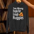 Chicken Nugget Saying Introvert Nuggie Foodie Food Unisex Hoodie