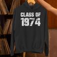 Class Of 1974 High School College Graduation Reunion Unisex Hoodie