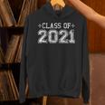 Class Of 2021 High School Graduation Year Distressed Shirt Unisex Hoodie