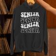 Class Of 2024 High School Senior Graduation Groovy Wave Unisex Hoodie
