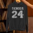 Class Of 2024 Senior Graduation Tee Back To School Vintage Unisex Hoodie