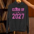 Class Of 2027 Pink Girls Shirt Graduation Unisex Hoodie