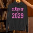 Class Of 2029 Pink Girls Shirt Graduation Unisex Hoodie