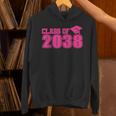 Class Of 2038 Pink Girls Growing Up School Memory Graduation Unisex Hoodie