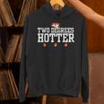 College Masters Degree Graduation Two Degrees Hotter Unisex Hoodie