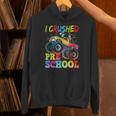 I Crushed Pre-K Monster Truck Graduation Preschool Grad 2025 Unisex Hoodie