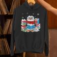 Cute Christmas A Penguin Reading Book Snowflake Hot Teacher Unisex Hoodie Cute Christmas A Penguin Reading Book Snowflake Hot Teacher Unisex Hoodie