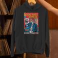 Dead Roast Coffee Comic Book Cover Style Skeleton Barista Unisex Hoodie