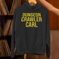 Dungeon Crawler Carl Yellow Text Logo LitRPG Series Book Unisex Hoodie Dungeon Crawler Carl Yellow Text Logo LitRPG Series Book Unisex Hoodie
