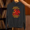 Easily Distracted By Dragons And Books Reading Unisex Hoodie Easily Distracted By Dragons And Books Reading Unisex Hoodie