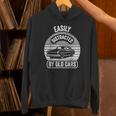 Easily Distracted By Old Cars Graphic Nostalgia Unisex Hoodie Easily Distracted By Old Cars Graphic Nostalgia Unisex Hoodie
