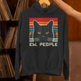 Ew People Cat Saying Introvert Women Men Kids Unisex Hoodie