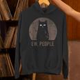 Ew People Introvert Cat Meow Cat Lover Men Women Kids Unisex Hoodie