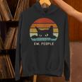 Ew People Retro Cat Cat Lover Introvert Unisex Hoodie Ew People Retro Cat Cat Lover Introvert Unisex Hoodie