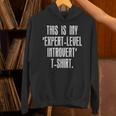 This Is My 'Expert-Level Introvert' Anti Social Sarcastic Unisex Hoodie This Is My 'Expert-Level Introvert' Anti Social Sarcastic Unisex Hoodie