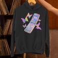 Frutiger Aero Y2K Chrome Phone Butterfly Unisex Hoodie Frutiger Aero Y2K Chrome Phone Butterfly Unisex Hoodie