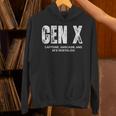 Gen X Caffeine Sarcasm 90s Nostalgia Men Women Graphic Unisex Hoodie Gen X Caffeine Sarcasm 90s Nostalgia Men Women Graphic Unisex Hoodie