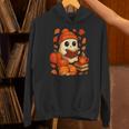 Ghost Reading Book Lovers Autumn Fall Halloween Unisex Hoodie