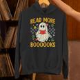 Ghost Reading Books Teacher Student Halloween Read More Book Unisex Hoodie