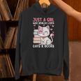 Girl Who Loves Cats And Books Cute Unisex Hoodie