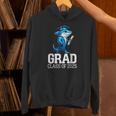 Grad Class Of 2025 Boys Shark Graduation Graduated Unisex Hoodie