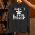 I Graduated I Survived High School Graduation Unisex Hoodie