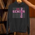 Graduation Class Of 2026 Senior 2026 Pink Bow Coquette Unisex Hoodie