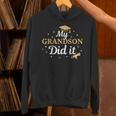 My Grandson Did It Proud Class Senior Graduate Graduation Unisex Hoodie